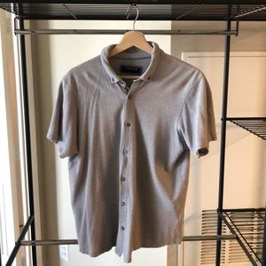 Denim & Flower button down